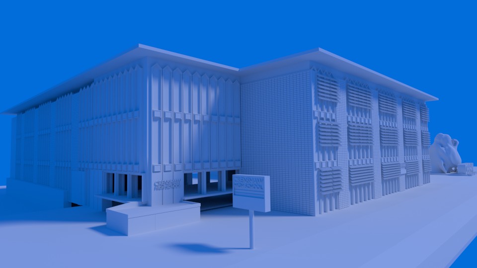 Crenshaw High School Model preview image 2